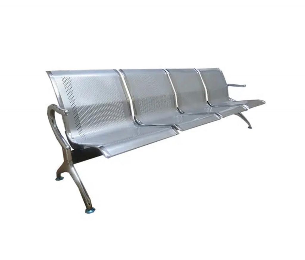 4 Seater Airport Bench Checkers Office & Home
