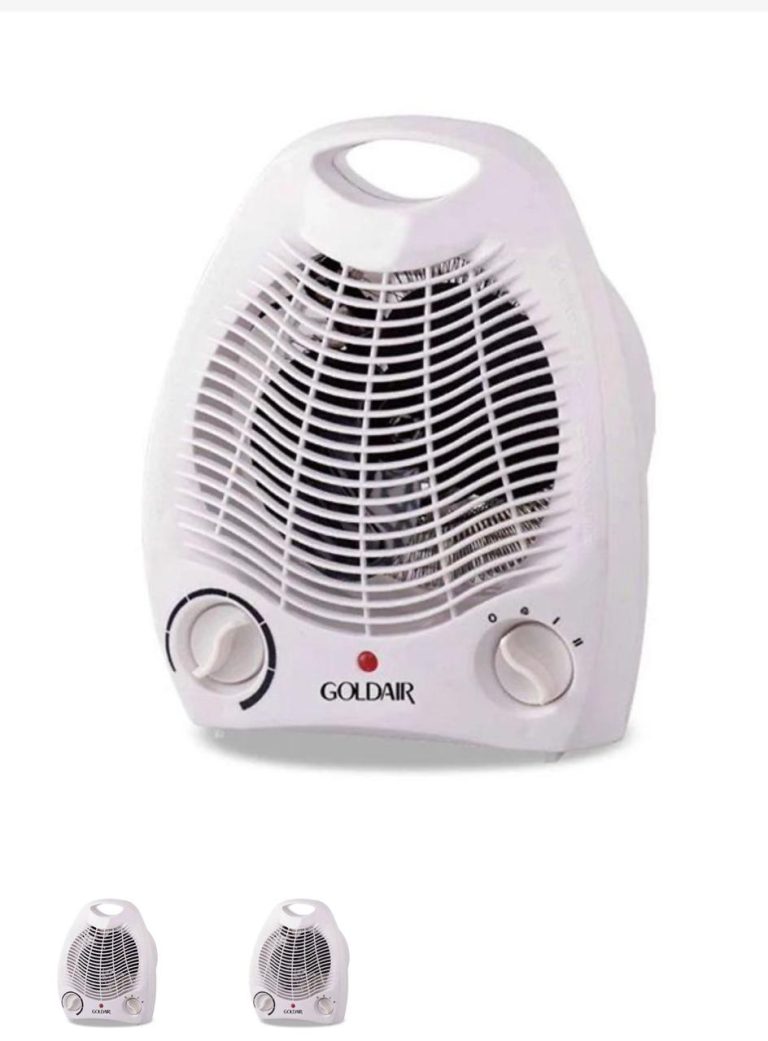 Gold Air Fan Heater Checkers Office & Home